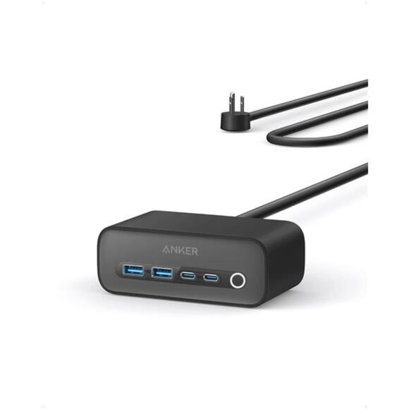 Charging Station 7-in-1 USB C Power Strip for iphone13/14 5ft Extension Cord